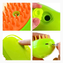 Escova Autolimpante 3 Em 1 Para Pets A Vapor com Spray
