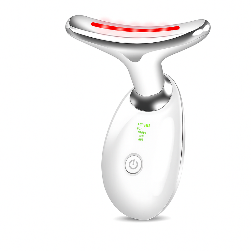 Massageador Facial Eletrico Pescoço Led Lift Fototerapia Ant