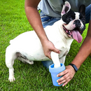 Limpador de Pata de Cachorros Portátil Azul