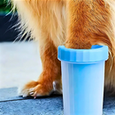 Limpador de Pata de Cachorros Portátil Azul