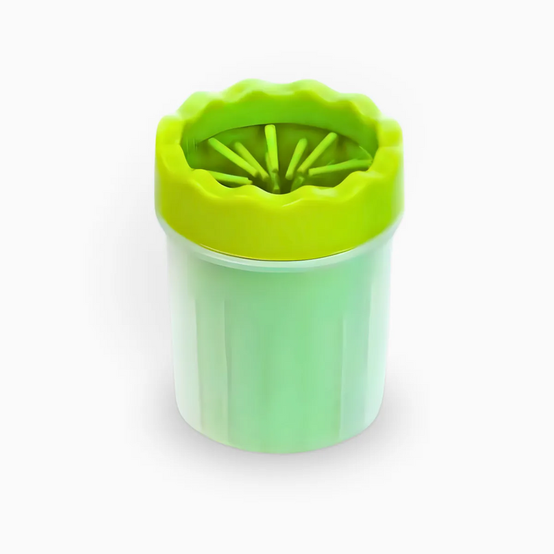 Limpador de Pata de Cachorros Portátil Verde