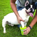 Limpador de Pata de Cachorros Portátil Verde