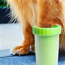Limpador de Pata de Cachorros Portátil Verde